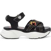 Sandalen Ed Hardy Flaming sandal black