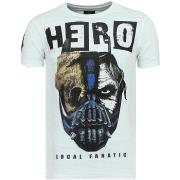 T-shirt Korte Mouw Local Fanatic Hero Mask Luxe W