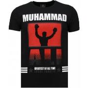 T-shirt Korte Mouw Local Fanatic Muhammad Ali Rhinestone