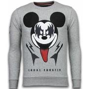 Sweater Local Fanatic Kiss My Mickey Rhinestone