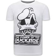 T-shirt Korte Mouw Local Fanatic Print DuckSide