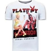 T-shirt Korte Mouw Lf The Playtoy Mansion