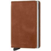 Portemonnee Secrid Slimwallet Vintage - Cognac Silver