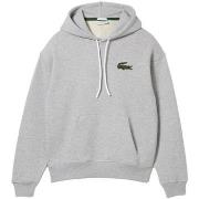 Sweater Lacoste Unisex Loose Fit Hoodie - Gris