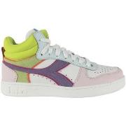 Sneakers Diadora MAGIC BASKET DEMI C9736 White/Potpourri/Blue gras