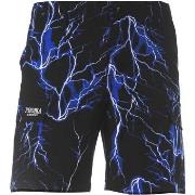 Korte Broek Phobia Cargo Shorts With Blue All Over Lightning