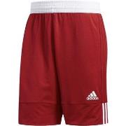 Korte Broek adidas Pantaloni Corti 3G Spee Rev Rosso