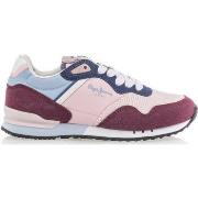 Lage Sneakers Pepe jeans gympen / sneakers vrouw rood