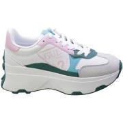 Lage Sneakers Guess Sneakers Donna Bianco Multicolor Flpcb7-ele12