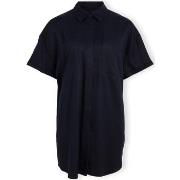 Blouse Vila Harlow 2/4 Oversize Shirt - Sky Captain