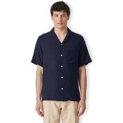 Overhemd Lange Mouw Portuguese Flannel Grain Shirt - Navy