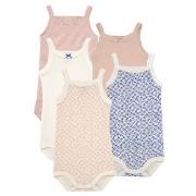 Pyjama's / nachthemden Petit Bateau BODY BRETELLE X5