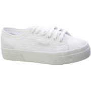 Lage Sneakers Superga Sneakers Donna Bianco 2740 flower