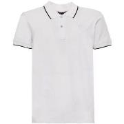 Polo Shirt Korte Mouw Husky hs23beupc34co185-arthur-c454-f46 white