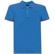 Polo Shirt Korte Mouw Husky hs23beupc34co185-arthur-c325-f46 blue