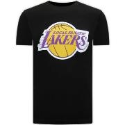 T-shirt Korte Mouw Local Fanatic Lakers Print