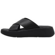 Sandalen FitFlop F-MODE LEATHER FLATFORM CROSS SLIDES