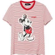 T-shirt Korte Mouw Desigual MICKEY PATCH 24SWTK77