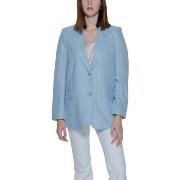 Blazer Vero Moda Vmmindy Ls Loose Pinstripe Linen 10304657