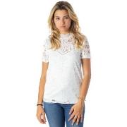 T-shirt Korte Mouw Vila VISTASIA S/S LACE 14049852