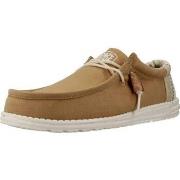 Nette schoenen HEYDUDE WALLY LINEN NATURAL