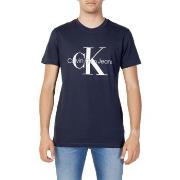 Polo Shirt Lange Mouw Calvin Klein Jeans CORE MONOGRAM SLIM TEE J30J32...