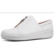 Lage Sneakers FitFlop NEW ZIP SNEAKER LEATHER URBAN WHITE