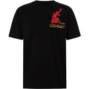 T-shirt Korte Mouw Replay T-shirt met grafische print van Dragon Army