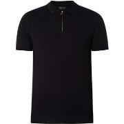 Polo Shirt Korte Mouw Antony Morato Super slim-fit poloshirt met rits