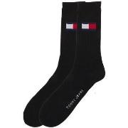 Sokken Tommy Hilfiger 2 Pack Flag Logo Socks Black