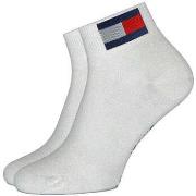 Sokken Tommy Hilfiger Quarter Two Pack Flag Socks White