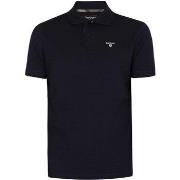 Polo Shirt Korte Mouw Barbour Piqué Poloshirt Met Schotse Ruit