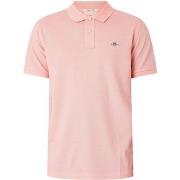 Polo Shirt Korte Mouw Gant Normaal Shield Piqué Poloshirt