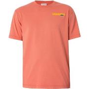 T-shirt Korte Mouw Lacoste Merk T-shirt met logo op de borst