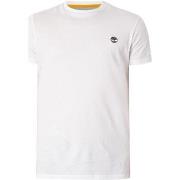 T-shirt Korte Mouw Timberland Dun River slim T-shirt met ronde hals