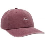 Pet Obey Pigment lowercase 6 panel stra