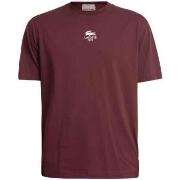 T-shirt Korte Mouw Lacoste Signature Print Katoenen T-Shirt