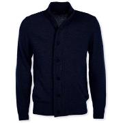 Mantel Barbour Patch Zip Thru Jacket - Navy