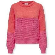 Trui Only Rose Life Knit - Spice /Camelia Rose