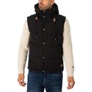 Trainingsjack Superdry Everest puffervest met capuchon