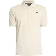 Polo Shirt Korte Mouw Fila Louie Slim Fit geribbeld velours poloshirt