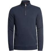 Sweater Ted Baker Sweatshirt met halve rits en trechterhals