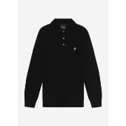 Trui Lyle &amp; Scott Cotton merino long sleeve knitted polo