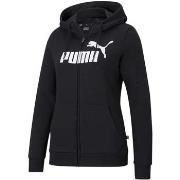 Fleece Jack Puma Ess Logo Full-Zip Hoodie Fl