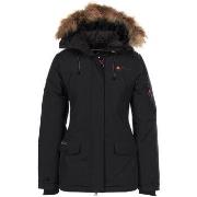 Parka Jas Peak Mountain Parka de ski avec vraie fourrure femme AKADOZ