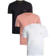 T-shirt Korte Mouw BOSS Set van 3 Lounge Crew T-shirts