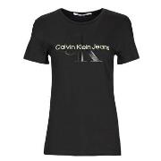 T-shirt Korte Mouw Calvin Klein Jeans GLOSSY MONOGRAM SLIM TEE