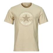 T-shirt Korte Mouw Converse CHUCK PATCH TEE BEACH STONE / WHITE