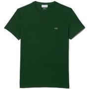 T-shirt Lacoste Cotton Pima Crew Neck T-Shirt Pine Green