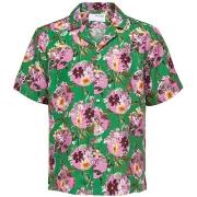 Overhemd Lange Mouw Selected Relax Liam Shirt - Jolly Green